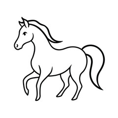 Obraz premium horse vector illustration
