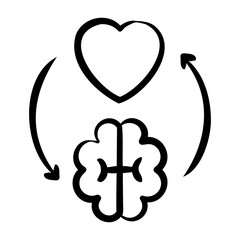 Heart Brain Icon