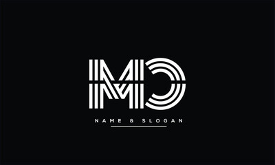 MC, CM, M, C Abstract Letters Logo Monogram