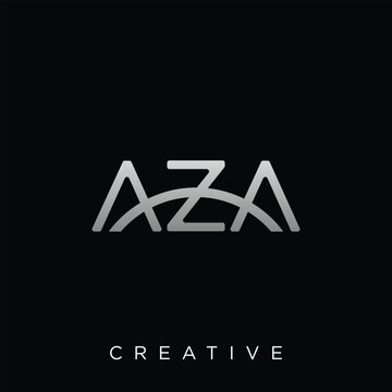 AZA logo business finance  Elegant  Marketing Concept