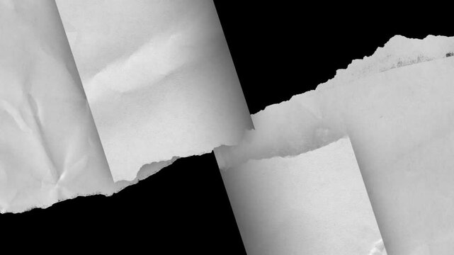 A paper transition effect mimics flipping or curling paper, revealing new content with a smooth page.