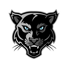 Panther mascot logo 