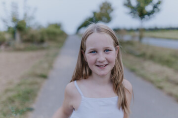 Dreamy Summer Walk Through the Fields, soft focus