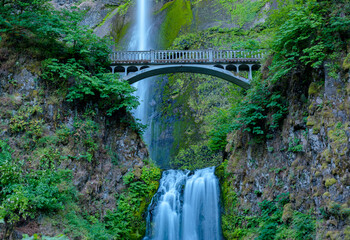 Benson Bridge at Multnomah Falls