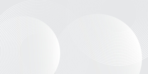 Abstract grey background with dynamic circle illustrator vector modern simple art good wallpaper pattern business white