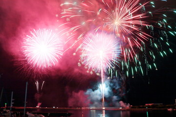 海辺の夜空を彩る熱海花火大会