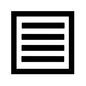 memuアイコン角４本線囲い/web対応svgデータ

