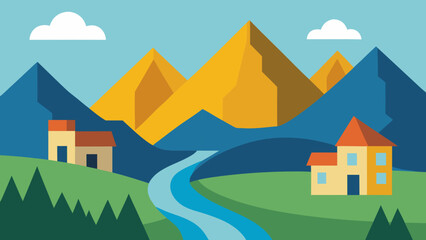 house in the mountains