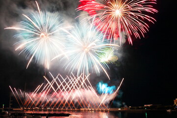 海辺の夜空を彩る熱海花火大会