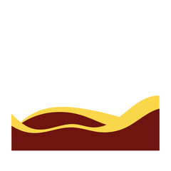 Abstract Wave Geometric Shape Border