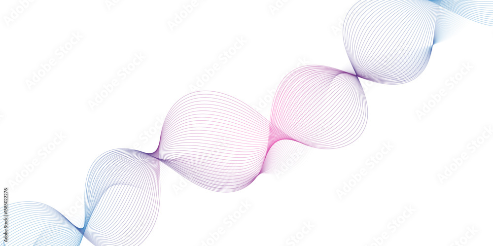 Poster smooth wave abstract vector background layout design.background image with dynamic curves.abstract p