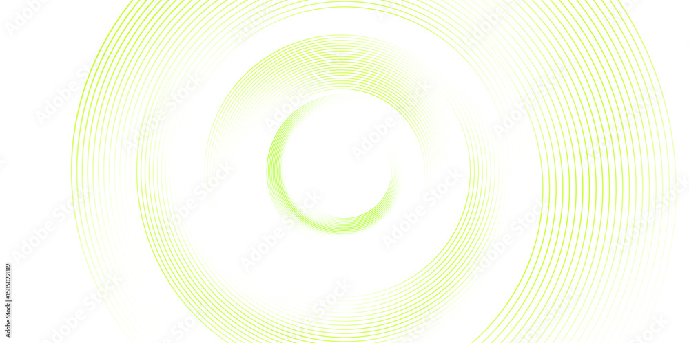 Poster white and green abstract background with geometric circle shapes. abstract geometric background vect