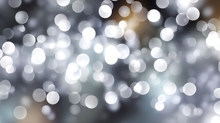 Abstract vector bokeh background with festive white defocused lights and soft glowing blur for elegant celebration or holiday design