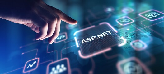 ASP.NET Web Application Framework for Dynamic Websites, projection on a virtual screen, Business...