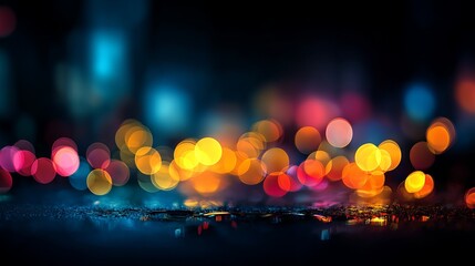 Soft glowing bokeh light background with abstract defocused sparkles and dreamy pastel tones for elegant design, festive decoration, or tranquil visual atmosphere
