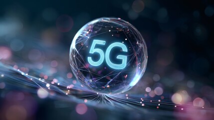 5G Technology Representing High-Speed Wireless Communication Network