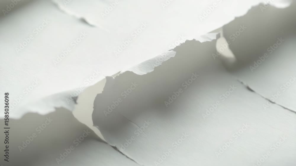 Poster a close-up shot of a piece of white paper with no writing or design, suitable for use in various con