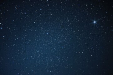 Fototapeta premium A panoramic view of the universe captured through a star-studded sky scene, highlighting the infinite nature of deep space