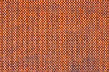 Obraz premium rusted steel sheet texture with embossed spherical indentations pattern
