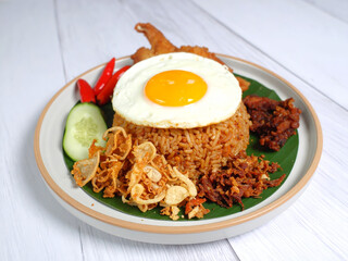 fried rice with chicken