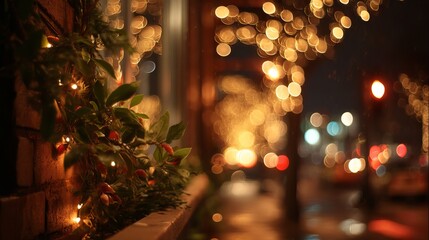 Soft glowing bokeh light background with abstract defocused sparkles and dreamy pastel tones for elegant design, festive decoration, or tranquil visual atmosphere