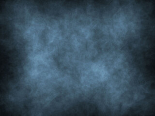 Moody Blue Abstract Texture:  Dark, Smoky, Vignette Background