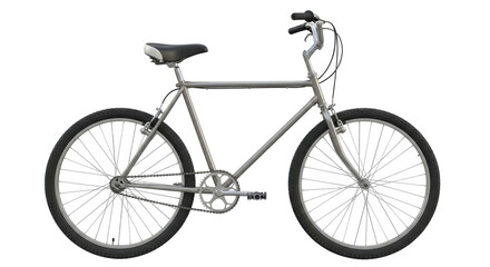 Isolated Classic Bicycle Illustration