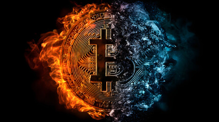 Bitcoin in Fire and Ice: A Cryptocurrency's Volatility