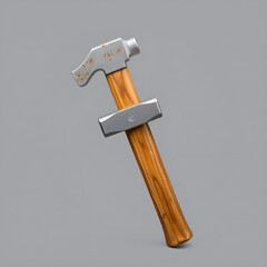Photo of a hammer on a blank white background Photo of a hammer on a blank white background