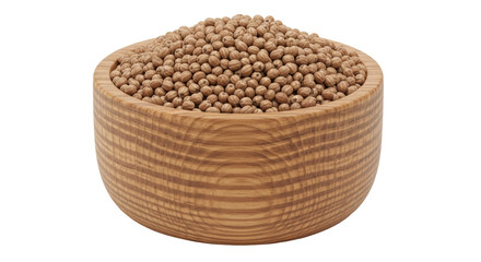 Isolated Bowl of Coriander Seeds