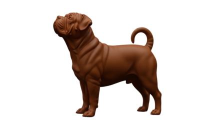 Isolated Shar Pei Dog