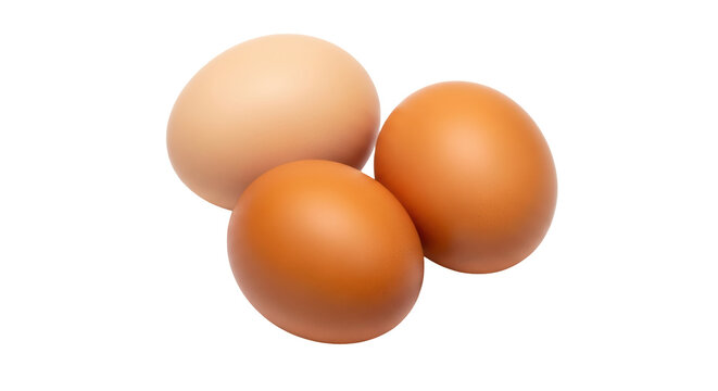 Isolated Pile of Eggs