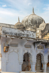 Historic Weathered Tomb Structure in Pushkar, India