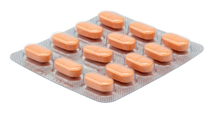 Isolated Pills in Blister Pack