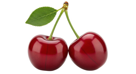 Isolated Pair of Cherries