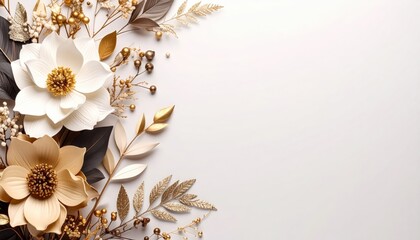 Elegant floral arrangement on a minimalist background decorative inspiration home decor neutral tones close-up view artistic design ideas