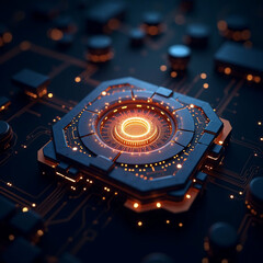 Close-up of abstract neural network circuit board glowing with electric signals, deep black background, AI brain visualization, futuristic technology layout, ultra-detailed, no humans