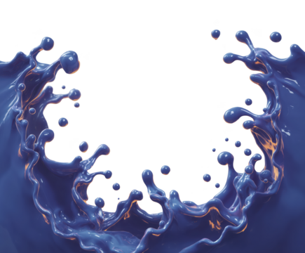 A soft, smooth illustration of light purple liquid dripping in a glossy, flowing pattern. The liquid forms a rounded shape, with several drips hanging from its edges, creating a melting, fluid effect.