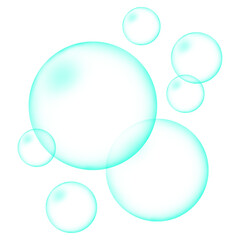 blue bubbles