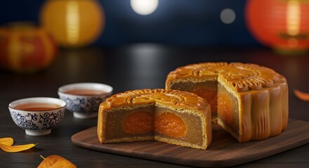 Delicious Mooncakes: A Festive Mid-Autumn Treat with Tea
