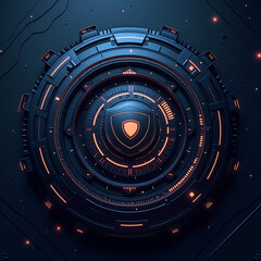 High-detail 3D render of a quantum AI processor core suspended inside a glass casing, glowing with energy particles, futuristic cooling tubes, metallic environment, no humans, cinematic lighting