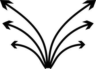 A beautiful set of vector arrows with floral designs, perfect for nature-inspired illustrations and decorative patterns