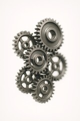 Digital Machine Gears with Soft Background #10
