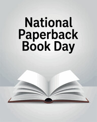 National Paperback Book Day Open Reading Celebration Illustration