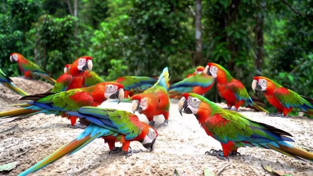 parrot on a branch