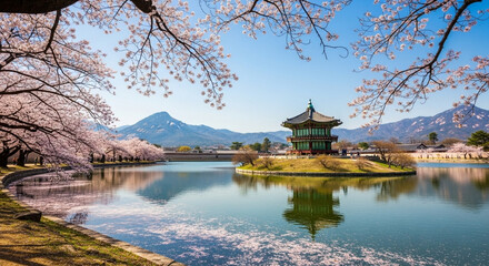 Lake Bled in Slovenia with Castle and Scenic Nature Landscape