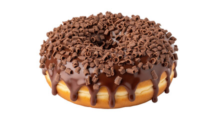 Isolated Chocolate Donut