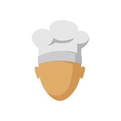 Culinary Icon Chef's Portrait with Toque, Illustrating a Gastronomic  Concept