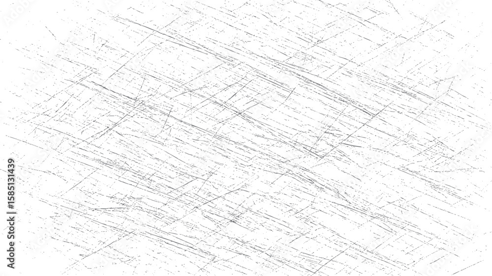 Poster abstract scratched line texture background design. grunge rough diagonal scratch pattern on white su