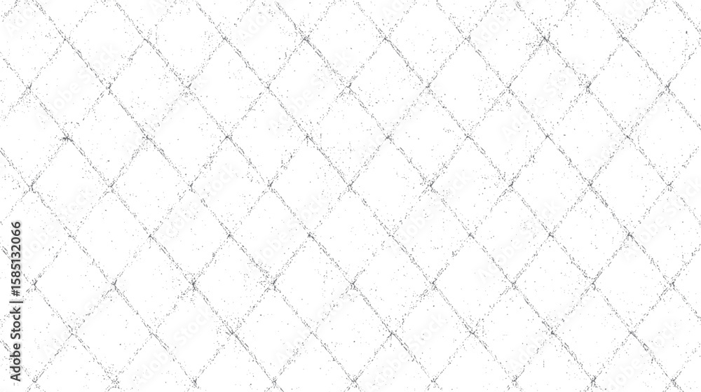 Aufkleber grunge diamond grid texture background illustration. distressed geometric pattern with rough scratch